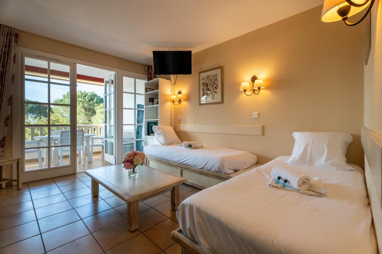 Atlantic Selection - Domaine De Bordaberry - Avec Piscine Et Vue Ocean Apartman Urrugne Kültér fotó